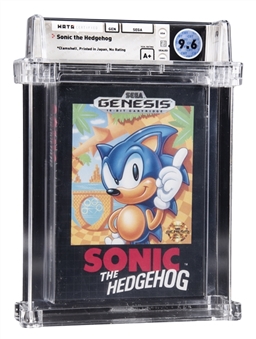 1991 SEGA Genesis (USA) "Sonic the Hedgehog" Sealed Video Game - WATA 9.6/A+